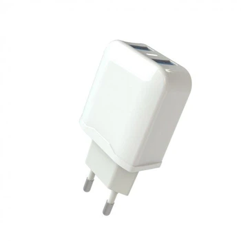 Мережевий зарядний пристрій Aspor A829 (2USB/2.4A) + USB кабель Type-C- білий