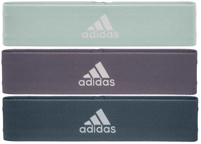 Набор эспандеров Adidas Resistance Band Set ADTB-10711 Уни L/M/H 70 х 7.6 х 0.5 см Зеленый/фиолетовый/темно-синий (885652018753)