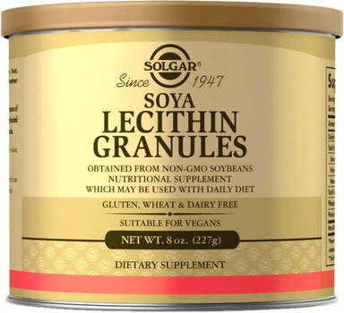 Харчова добавка Solgar Soya Lecithin 95 Granules 227 г (33984015609)