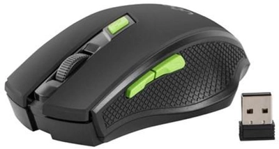 Mysz UGo MY-04 Wireless Czarny-zielony (UMY-1077)