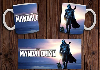 Кружка CupKit "Звездные войны Мандалорец /Star Wars Mandalorian" №7 330мл белая