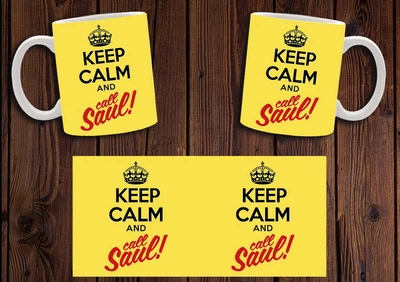 Кружка CupKit "Краще подзвоніть Солу / Better Call Saul" №19 330мл біла