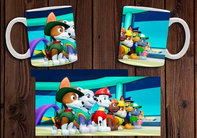 Кружка CupKit "Щенячий патруль / Paw Patrol" №5 330мл біла