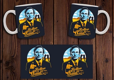 Кружка CupKit "Краще подзвоніть Солу / Better Call Saul" №1 330мл біла