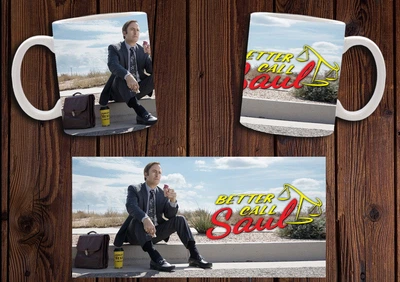Кружка CupKit "Краще подзвоніть Солу / Better Call Saul" №4 330мл біла