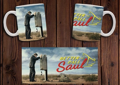 Кружка CupKit "Краще подзвоніть Солу / Better Call Saul" №6 330мл біла