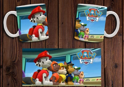 Кружка CupKit "Щенячий патруль / Paw Patrol" №9 330мл біла