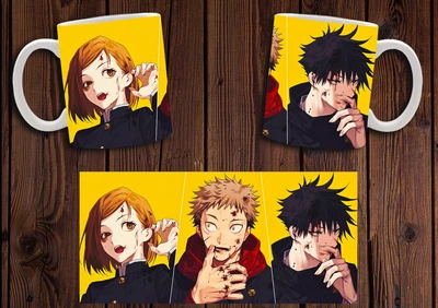Кружка CupKit "Магічна битва / Jujutsu Kaisen" №6 330мл біла