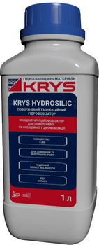 Концентрат гидрофобизатор KRYS Hydrosilic 1 л Прозрачный (krys-hydrosilic-1l)