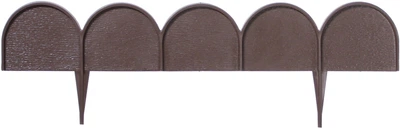 Бордюр садовый Prosperplast Garden Line 10 м Коричневый (5905197340401)