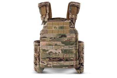 Плитоноска / тактичний жилет Plate Carrier U-WIN PRO зі швидким скиданням 260х330 з камербандами L під балістичні пакети Cordura 1000 Мультикам