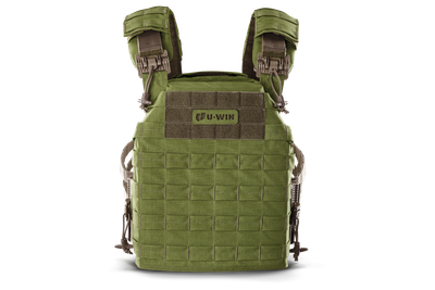 Плитоноска / тактичний жилет Plate Carrier U-WIN PRO зі швидким скиданням 250х300 зі скелетними камербандами Cordura 1000 Олива