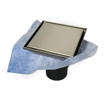 Трап для душа Evimetal серии PYS Floor Drain вертикальный, под плитку, 15х15 см