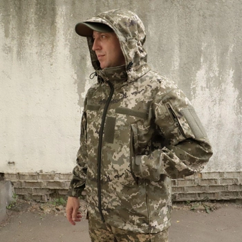 Тактична куртка "Шторм" Softshell піксель розмір 70 (911)