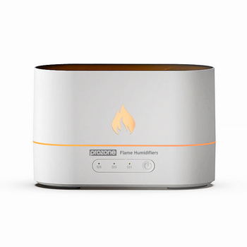 Зволожувач/ароматизатор повітря (камін) з ефектом полум'я ProZone SH-853 Flame (Білий)