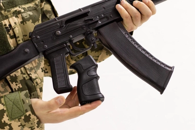 Пистолетная рукоятка для автомата АК 74, АК47 полиамид, Черный