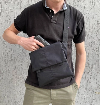 Мужская Кобура-сумка для скрытого ношения пистолета, кобуры скрытого ношения, тактическая оружейная сумка кобура черная