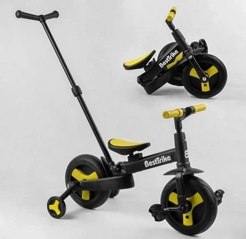 Велосипед-трансформер 3 в 1 Best Trike 58195 колеса PU 10'', батьківська ручка, знімні педалі