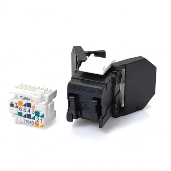 Модуль Keystone RJ-45, UTP, сat.6, чорний, Corning FQ100031266