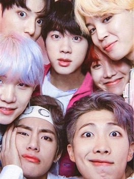 Алмазная Мозаика SHLab BTS K-Pop Набор Вышивки SH-33557 30x40 см (Полная Выкладка) (33557)