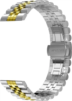 Металлический Браслет Stech Line (20 мм) Silver Gold (26874-67)