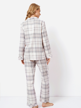 Piżama (koszula + spodnie) Aruelle Avery pajama long S Szara (5905616142104)