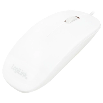 Mysz LogiLink ID0062 Optyczna USB White (4052792007015)