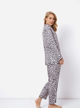 Piżama (koszula + spodnie) Aruelle Valencia pajama long M Szara (5905616144320)