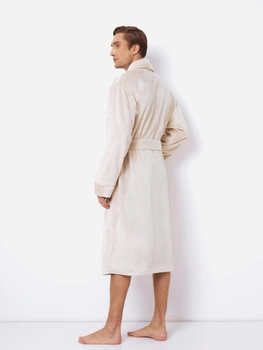Szlafrok Aruelle Henry bathrobe XL Kremowy (5905616144948)