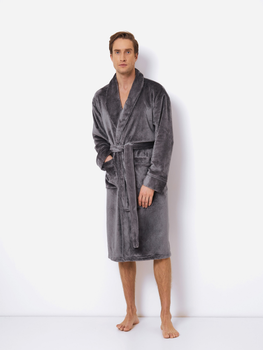 Szlafrok Aruelle Henry bathrobe M Szary (5907479343001)