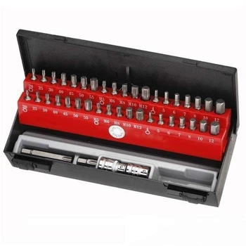 Набор бит FORCE 4421C.6-гр., Torx, Spline.3/8" и 1/2".42 пр.
