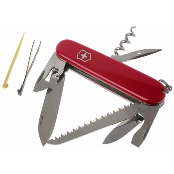 Складаний швейцарський ніж Victorinox Vx13613.B1 Camper 13 функцій 91 мм червоний