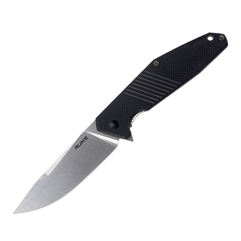 Нож складной карманный, туристический, с фиксацией Frame lock Ruike D191-B Black 219 мм