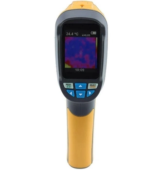 Тепловизор измеритель температуры цифровой с LCD HTi-02 желтый
