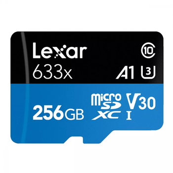 Карта памяти Накопитель Micro SDXC Card LEXAR 633x Class 10 UHS-I U3 256GB