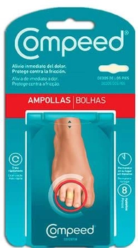 Пластырь Compeed Blisters On Toes Plasters 8 шт (3574660127560)