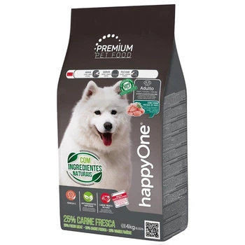 Премиум Корм для Взрослых Собак со Свежим Мясом happyOne Premium Adult Dog Fresh Meat 4 кг