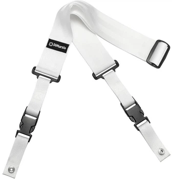 Гитарный ремень DIMARZIO 2 INCH NYLON CLIPLOCK WHITE