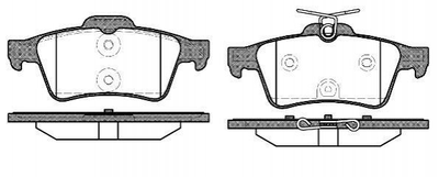 Тормозные колодки WOKING P942340 Peugeot 508; Ford Focus, C-Max; Renault Latitude 4254A8