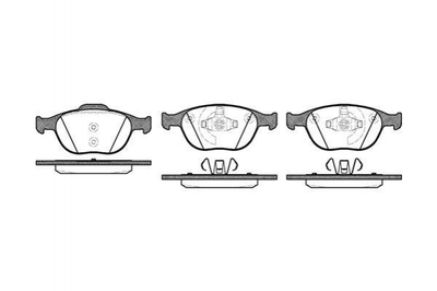 Тормозные колодки REMSA 098400 Ford Transit, Fiesta, Connect, Focus; Renault Megane AT1Z2001A, 4427737, 4387361