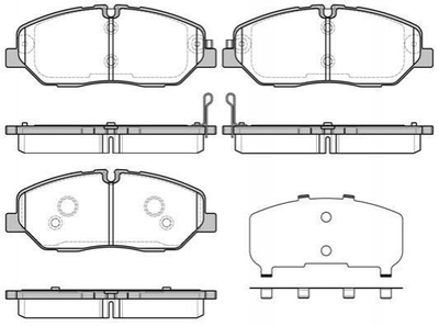 Гальмівні колодки REMSA 1226.32 Hyundai H-350 5810159A00, 5810159A10