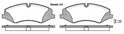 Тормозные колодки REMSA 140900 Land Rover Range Rover, Discovery LR015578, LR016962