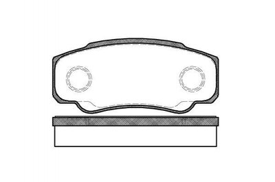 Колодки гальмові REMSA 096100 Fiat Ducato; Citroen Jumper; Peugeot Boxer 9949408, 77364860, 77362274