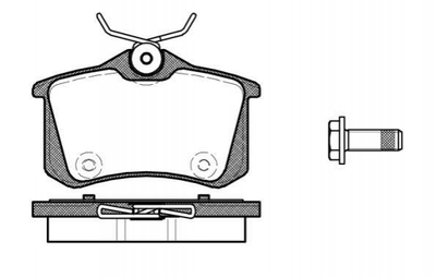 Колодки гальмівні REMSA 139100 Renault Megane, Grand Scenic, Scenic, Fluence; Ауді A1, A3, TT, A4; Skoda Roomster; Volkswagen Golf, Scirocco, Passat; Seat Leon; Peugeot 308; Citroen C3 440600295R, 440605713R, 7701209841