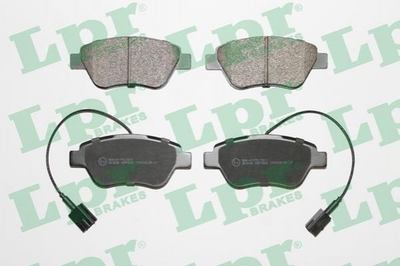 Тормозные колодки LPR 05P1656 Fiat Grande Punto, 500, Punto; Citroen Nemo; Peugeot Bipper 77365543, 77365857, 77365465