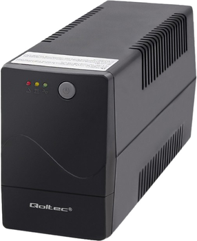 ИБП Qoltec Monolith 650VA 360W Black (5901878539706)