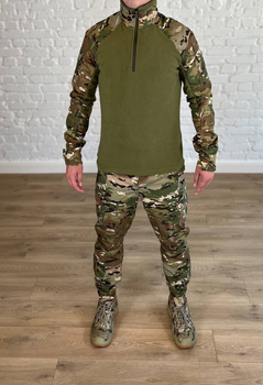 Військово-Тактична форма на флісі ріп-стоп убакс зі штанами Олива XXXL