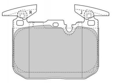 Гальмівні колодки Jurid 573355J BMW 1 Series, 2 Series, 3 Series, 4 Series 34116878876, 34116859066, 34116850850