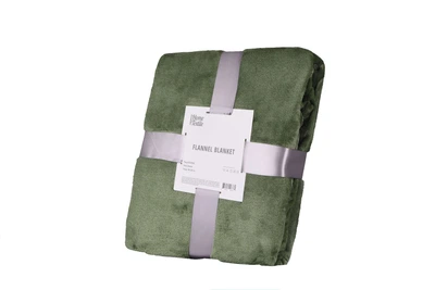 Универсальный плед Ardesto Flannel из полиэстера 160 х 200 см Зеленый (ART0209SB)