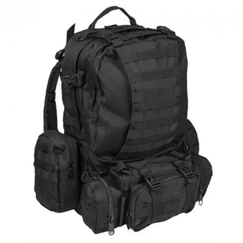 Рюкзак з розвантаженням 36л 2в1 Mil-Tec "Defence Pack Assembly" Black 14045002